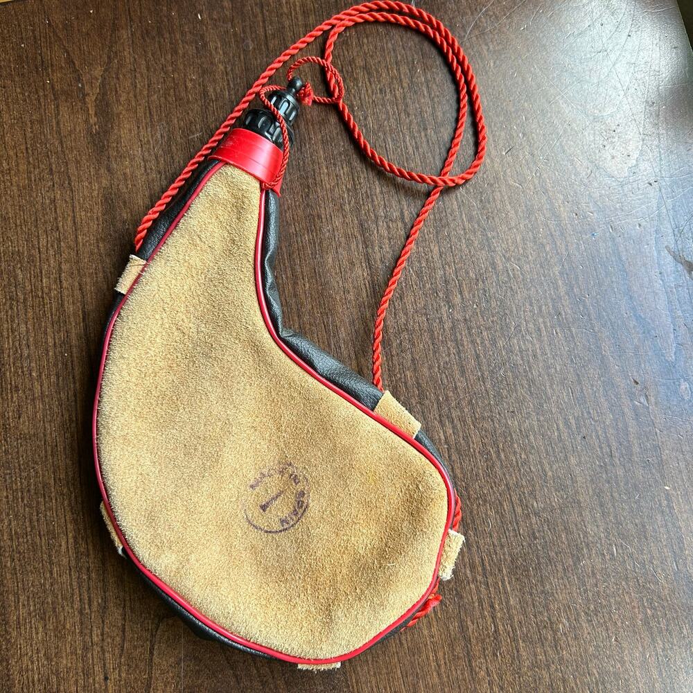 Spanish Bota bag suede durable poly lining carrying wine or water
